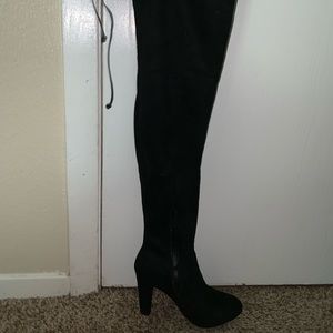 Charlotte Russe thigh high black boots